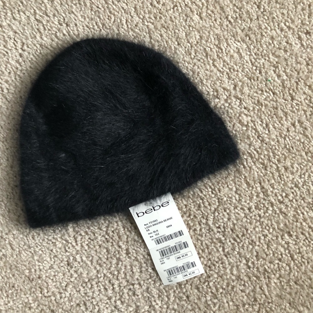 Brand new Bebe fur beanie
